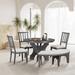 Red Barrel Studio® Teshena 44 L x 44 W Dining Set Wood/Upholstered in Gray | 30 H x 44 W x 44 D in | Wayfair D03E139120AA4592BC4C02810D12FEE4