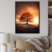 Latitude Run® Brown Tree Dusks Embrace I - Landscape Trees Canvas Print Metal | 32 H x 16 W x 1 D in | Wayfair E5A7C258DA3F42009CCC08E9A159B5C9