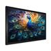 Bungalow Rose Peacock Feather Drips II - Print on Canvas Metal | 30 H x 40 W x 1.5 D in | Wayfair F8CEA0A3AEE2417C9C2571F1D4EDE065