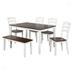 Red Barrel Studio® 6 Piece Dining Table Set w/ Bench, Table Set w/ Waterproof Coat Wood in Brown | Wayfair 2CD51BF93FC240A385ACD0812B380F4B