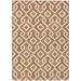 Gray 46 x 30 x 0.19 in Area Rug - Bungalow Rose Rectangle Fontane Indoor/Outdoor Area Rug w/ Non-Slip Backing | 46 H x 30 W x 0.19 D in | Wayfair