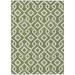 White 60 x 36 x 0.19 in Area Rug - Bungalow Rose Rectangle Felisa Geometric Machine Woven Indoor/Outdoor Area Rug in Olive | Wayfair