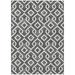 Gray 46 x 30 x 0.19 in Area Rug - Bungalow Rose Ferran Indoor/Outdoor Area Rug w/ Non-Slip Backing Polyester | 46 H x 30 W x 0.19 D in | Wayfair