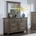 Canora Grey Aisea 7 Drawer 60" W Dresser w/ Mirror in Gray | 76.5 H x 60 W x 18 D in | Wayfair 29538199917A46E28438D14C5B27702A