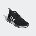 Sneaker ADIDAS ORIGINALS "NMD_R1" Gr. 46, schwarz-weiß (core black, cloud white, grey five) Schuhe Stoffschuhe