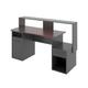 Bureau effet bois anthracite