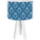 Lampe de chevet Bois Bleu 30x30x45 cm