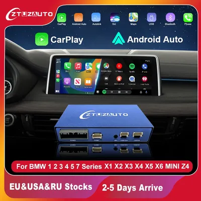 Décodeur sans fil CarPlay Android Auto pour BMW BMW Série 1 2 3 4 5 7 15 X5 X6 E70 F10