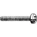 ZORO SELECT M51340.050.0025 M5-0.80 x 25 mm Phillips Fillister Machine Screw,