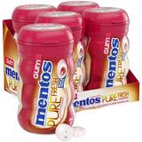 Mentos Pure Fresh Sugar-Free Chewing Gum With Xylitol Cinnamon Bulk 50 Piece Bottle (Pack Of 4)