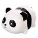 1pc PVC Money Pot Panda Shape Bank Adorable Saving Jar Decorative 700pcs Coin Available Bank for Home Kids (Black and White)