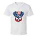 Cool Patriotic Dog Tee Usa Pride Canine Tshirt July 4th T Shirt