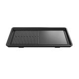 FOTILE Tri-Ring 1-Piece Black Cast Iron Non-Stick Grill Griddle