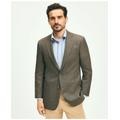 Brooks Brothers Men's Traditional Fit Wool Hopsack Patch Pocket Sport Coat | Brown | Size 46 Long