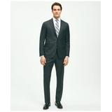 Brooks Brothers Men's Classic Fit Wool Tic 1818 Suit | Grey | Size 44 Short