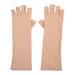 1 Pair of UV Protection Arm Sleeves Summer Arm Sleeves Half Finger Arm Sleeves Cycling Arm Sleeves