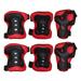 1 Set of 6PCS Child Roller-skate Protection Gear Cycling Thickened Protector Sports Combination Protectors Kit for Kids Roller S