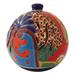 Round Talavera,'Round Talavera-Style Ceramic Lantern from Mexico'