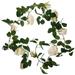 Simulation Rose Flower Rattan Wall Beautification Decor Artificial Rose Swag