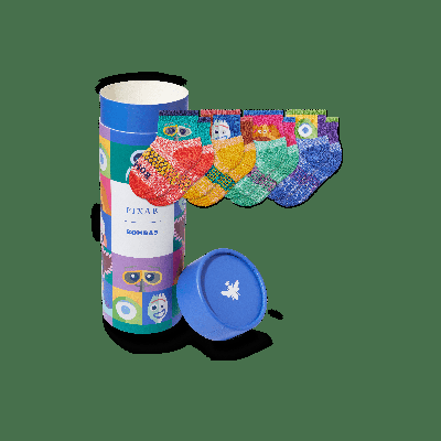 Toddler Pixar | Calf Sock 4-Pack Gift Box - Pixar Mix - T - Bombas