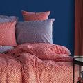 LERUUM Super king Duvet Set Bedding Set Cotton 200 Thread Count Reversible Duvet Cover Superking Size Coral Pink Bedding Polka Dots Pattern Coquette Bedding Set with Pillow cases