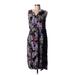 Croft & Barrow Casual Dress: Purple Dresses - Women's Size Medium