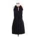 Maje Cocktail Dress - A-Line Keyhole Sleeveless: Black Dresses - New - Women's Size Small