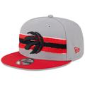 Men's New Era Gray Toronto Raptors Chenille Band 9FIFTY Snapback Hat