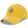 Women's New Era Gold Minnesota Vikings Main Core Classic 2.0 9TWENTY Adjustable Hat