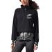 Women's MSX by Michael Strahan Black Philadelphia Eagles Grace Raglan Full-Zip Running Jacket