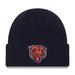 Men's New Era Navy Chicago Bears Prime Cuffed Knit Hat