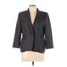 Ann Taylor LOFT Blazer Jacket: Gray Jackets & Outerwear - Women's Size 12