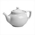 Hall China HL220AWHA 16 oz Boston Teapot w/ Knob Lid - China, White