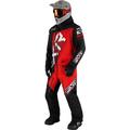 FXR CX F.A.S.T. Insulated 2023 One Piece Snowmobile Suit, black-white-red, Size XL