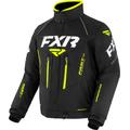 FXR Adrenaline 2-in-1 2023 Snowmobile Jacket, black-yellow, Size 2XL