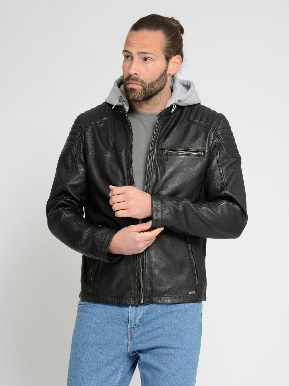 Maze Lederjacke Herren schwarz, XXL Image