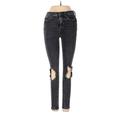 Free People Jeans - Super Low Rise: Black Bottoms - Women's Size 24