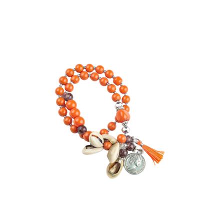 Armband "Bangalore", Damen, Gr. Glas, orange, COLLEZIONE ALESSANDRO, Armbänder