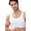 Achselhemd MEY "DRY COTTON", Herren, Gr. 5 (M), N-Gr, weiß, Single Jersey, Obermaterial: 57% Baumwolle, 38% Polyester, 5% Elasthan, unifarben, casual, körpernah, Rundhals, ärmellos, Unterhemden, mit körpernaher Passform