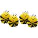 4 Pcs Bath Ball Loofah Dish Sponge Kids Bath Sponge Baby Bath Rinser Body Wash Sponge Baby Bath Foam Sponge Shower Sponge Loofah Cartoon Shower Loofah Bath Shower Sponge Yellow Rag