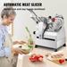 VEVOR 540W Meat Slicer 10" Blade 0-15mm Thickness Home Use Child Lock Food Slicer for Meat Cheese Bread