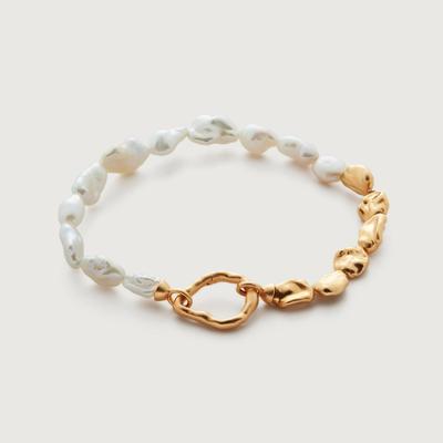 Gold Keshi Pearl Bracelet Pearl