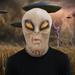 Halloween Horror Alien Halloween Horror Headgear Scary Alien Person *1 Halloween Scary Headgear Fork Monster Headgear Cosplay Party Props