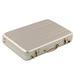 Temacd Miniature Aluminum Alloy Suitcase Briefcase Toy for 1/6 Doll House Accessory