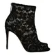 Dolce & Gabbana Leather open toe boots