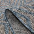 Light Blue Flatweave Indoor Outdoor Rug - Ruskin - Habitat - 80cm x 150cm