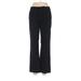 Gap Khaki Pant Flared Leg Boyfriend: Black Solid Bottoms - Women's Size 10