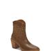 Lucky Brand Aryleis Western Bootie - Women's Accessories Shoes Boots Booties in Camel, Size 6