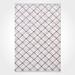 119 x 40 x 0.4 in Area Rug - 17 Stories Krishnav Geometric Machine Woven Wool/Cotton Area Rug in Gray Metal | 119 H x 40 W x 0.4 D in | Wayfair