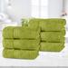 Haus & Home Cotton Plush Soft Highly-Absorbent Heavyweight Luxury Hand Towel Terry Cloth/100% Cotton in Green | Wayfair ATLAS HTOWEL GE